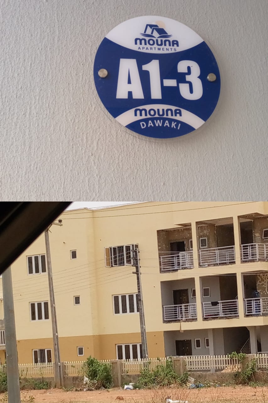 3 Bedroom flat @ Mouna Apartment, Dawaki